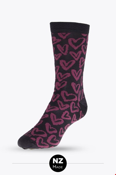 Merino Hearts Crew